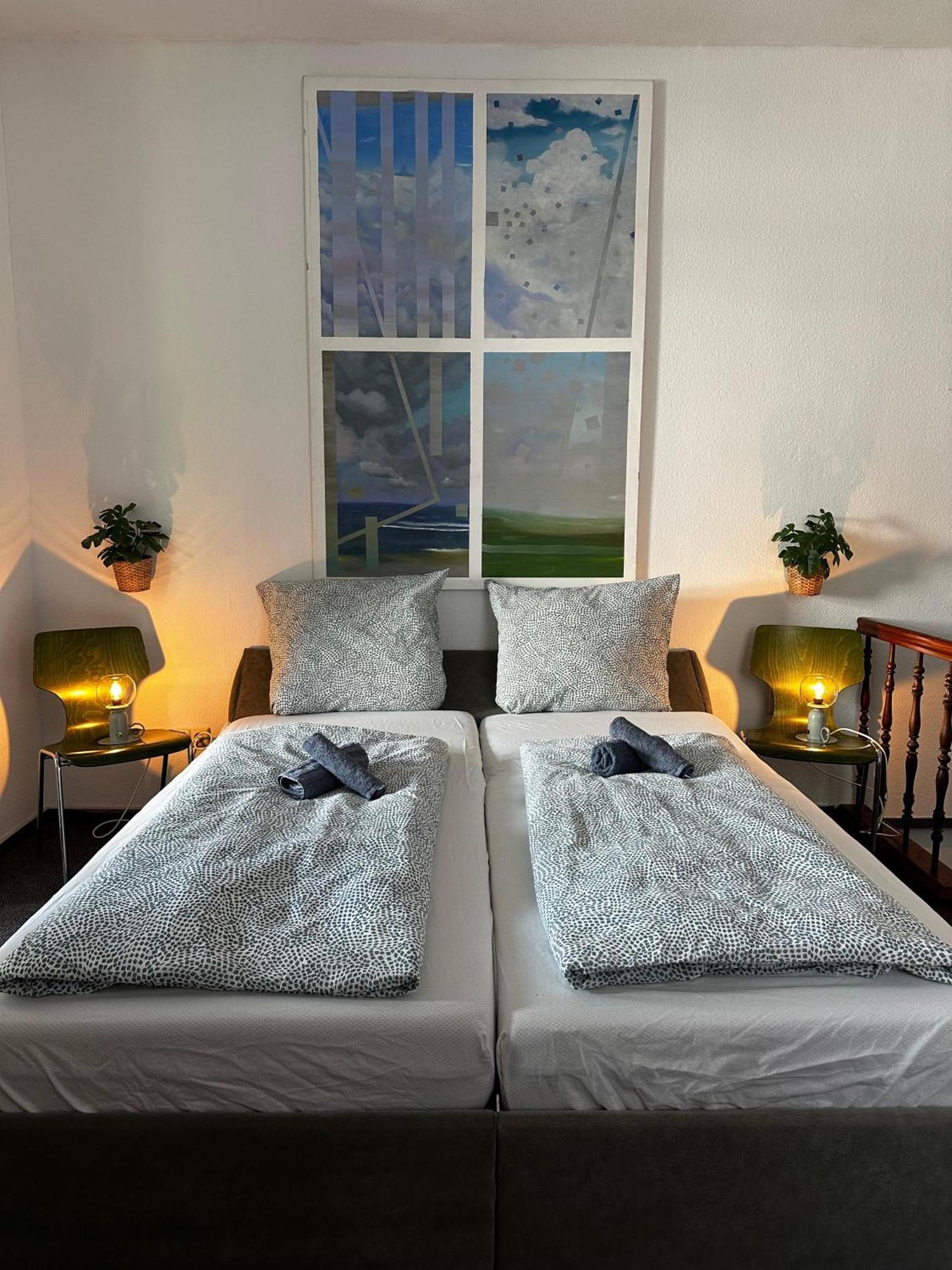 Maisonettewohnung Im Loft Stil Mit Wunderschoener Terrasse Karlsruhe Eksteriør billede